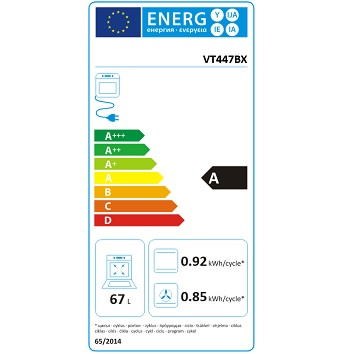 Mora VT 447 BX spotřeba energie